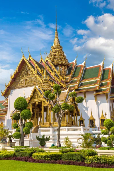 Grand Palace Wat Phra Kaew Chrám Smaragdového Buddhy Bangkoku Letním — Stock fotografie