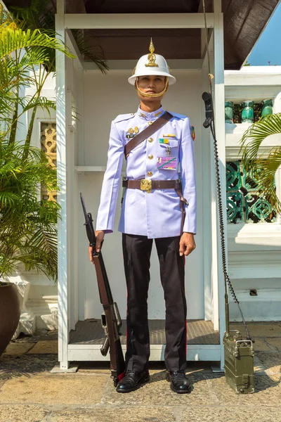 Bangkok Thailand Maart 2018 Kings Guard Grand Koninklijk Paleis Bangkok — Stockfoto