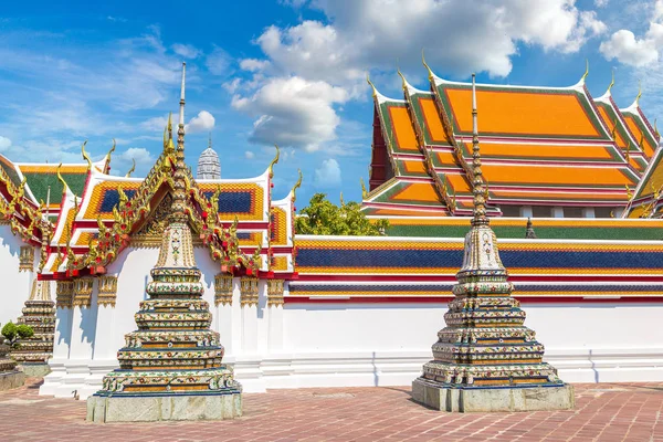 Wat Pho Temple Bangkok Dia Verão — Fotografia de Stock