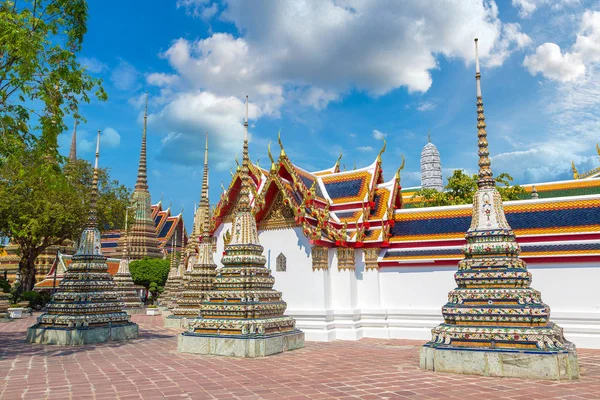 Świątynia Wat Pho Bangkoku Letnie Dni — Zdjęcie stockowe