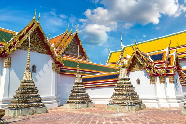 Świątynia Wat Pho Bangkoku Letnie Dni — Zdjęcie stockowe