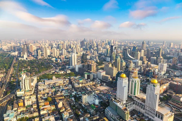 Bangkok Hava görünümünü bir yaz akşamları