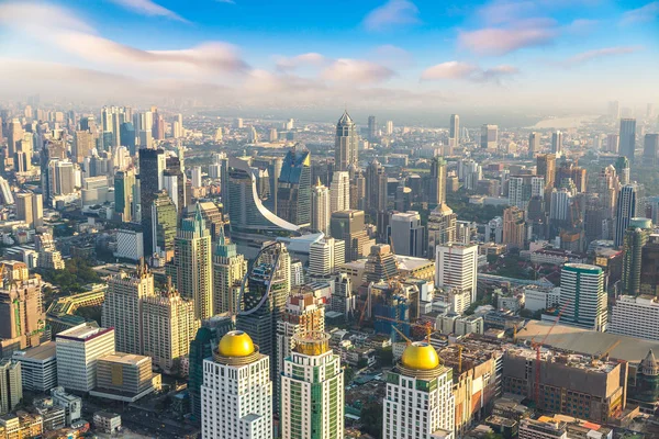 Bangkok Hava görünümünü bir yaz akşamları