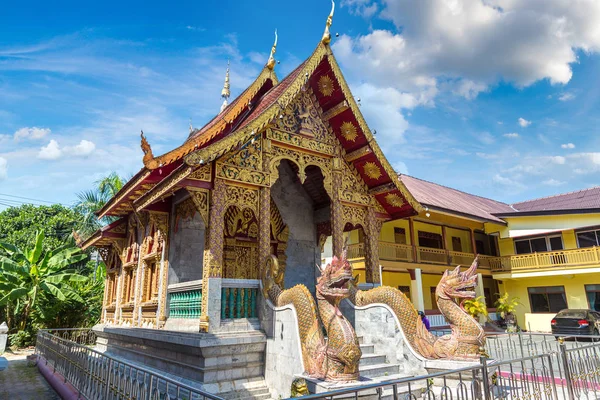 Templo Dos Budistas Chiang Mai Tailândia Dia Verão — Fotografia de Stock