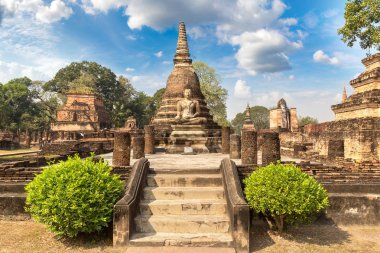 Sukhothai Tarih Parkı, bir yaz günü Tayland