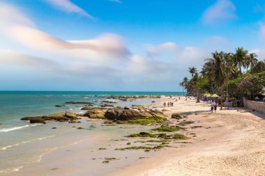 Hua Hin beach, Tayland bir güzel yaz gün