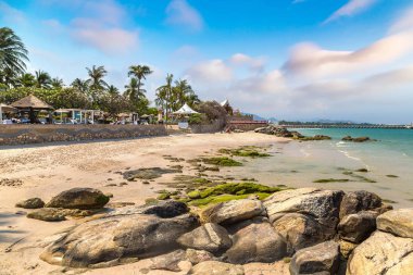 Hua Hin beach, Tayland bir güzel yaz gün