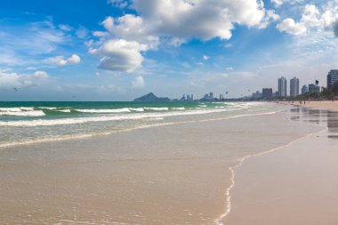 Hua Hin beach, Tayland bir güzel yaz gün