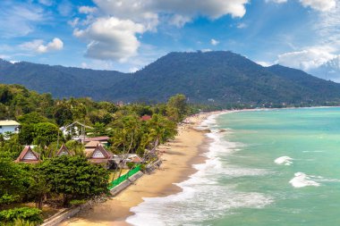 Lamai Beach Koh Samui Adası, Tayland bir yaz günü