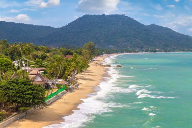 Lamai Beach Koh Samui Adası, Tayland bir yaz günü