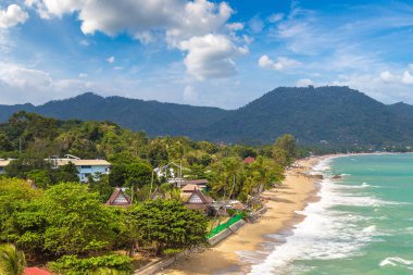 Lamai Beach Koh Samui Adası, Tayland bir yaz günü