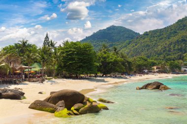 Koh Samui adasındaki Silver Beach, Tayland 'da bir yaz günü
