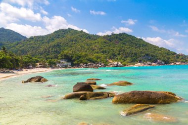 Koh Samui adasındaki Silver Beach, Tayland 'da bir yaz günü
