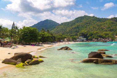 Koh Samui adasındaki Silver Beach, Tayland 'da bir yaz günü