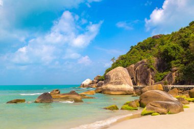 Koh Samui adasındaki Silver Beach, Tayland 'da bir yaz günü