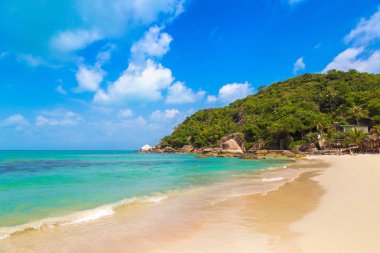 Koh Samui adasındaki Silver Beach, Tayland 'da bir yaz günü