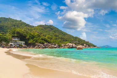 Koh Samui adasındaki Silver Beach, Tayland 'da bir yaz günü