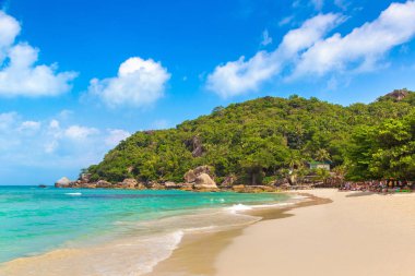 Koh Samui adasındaki Silver Beach, Tayland 'da bir yaz günü