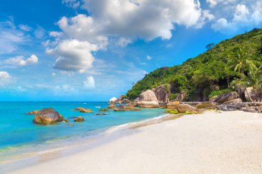 Koh Samui adasındaki Silver Beach, Tayland 'da bir yaz günü