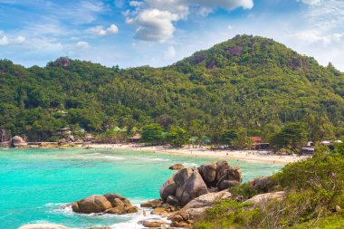 Koh Samui adasındaki Silver Beach, Tayland 'da bir yaz günü