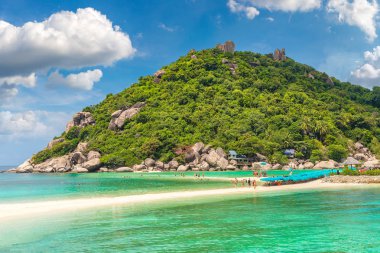 Nang Yuan Adası, Koh Tao, Tayland bir yaz günü