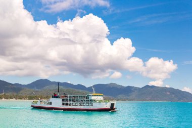Koh Samui Adası, Tayland bir yaz günü feribot