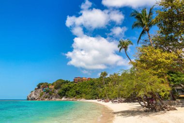 Leela beach Koh Samui Adası, Tayland bir yaz günü