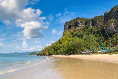 Ao Pai Plong beach, Krabi, Tayland, bir yaz günü