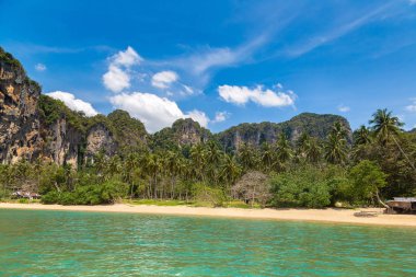 Tonsai beach, Krabi, Tayland, bir yaz günü