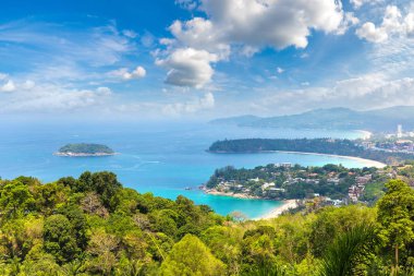 Karon View Phuket Tayland bir yaz günü içinde noktada