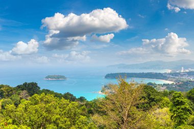 Karon View Phuket Tayland bir yaz günü içinde noktada