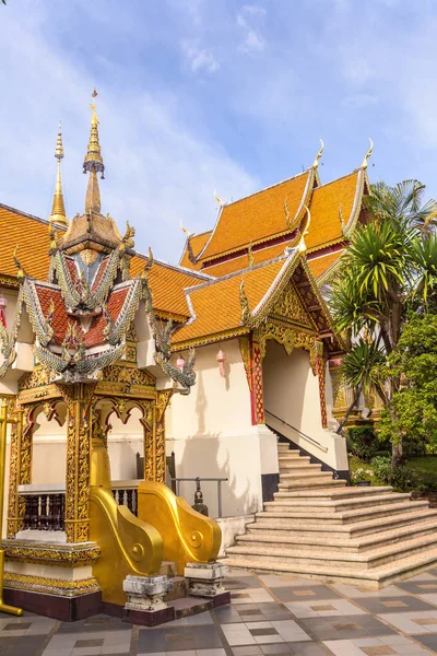 Goldene Pagode Wat Phra Doi Suthep Chiang Mai Thailand Einem — Stockfoto