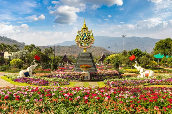 Royal Ratchaphruek Park Chiang Mai Tailandia Día Verano — Foto de Stock