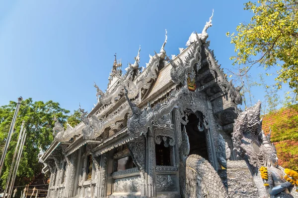 Wat Sri Suphan Silver Templet Buddhister Tempel Chiang Mai Thailand — Stockfoto