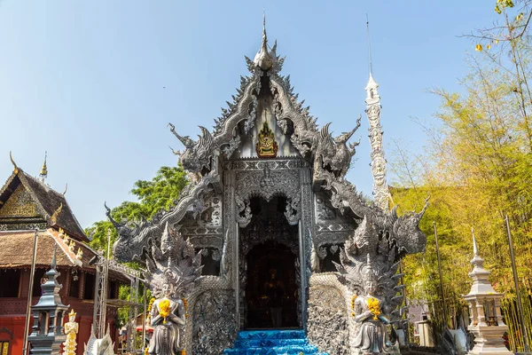 Wat Sri Suphan Silver Templet Buddhister Tempel Chiang Mai Thailand — Stockfoto