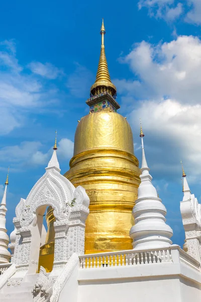 Buddhisten Tempel Chiang Mai Thailand Einem Sommertag — Stockfoto