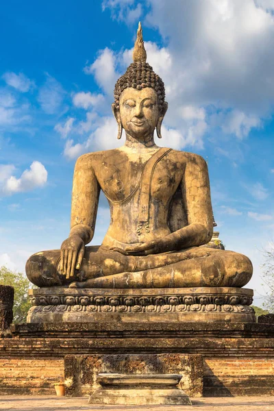 Temple Wat Mahathat Dans Parc Historique Sukhothai Thaïlande Dans Une — Photo