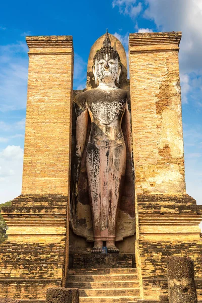 Parc Historique Sukhothai Thaïlande Dans Une Journée Été — Photo