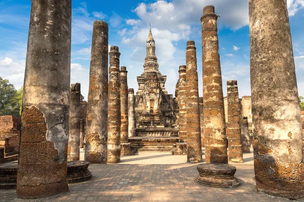 Parque Histórico Sukhothai Tailândia Dia Verão — Fotografia de Stock