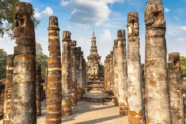 Parque Histórico Sukhothai Tailândia Dia Verão — Fotografia de Stock