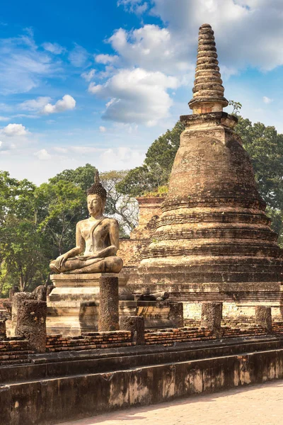 Parco Storico Sukhothai Thailandia Una Giornata Estiva — Foto Stock