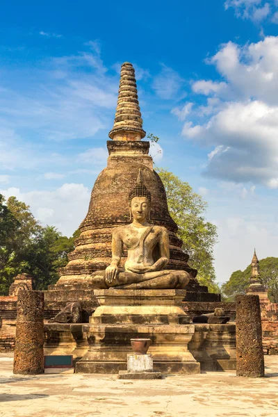 Sukhothai Ιστορικό Πάρκο Ταϊλάνδη Μια Καλοκαιρινή Μέρα — Φωτογραφία Αρχείου