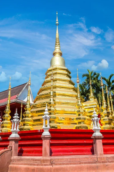 Wat Phan Tao Buddhisté Chrám Chiang Mai Thajsko Letním Dni — Stock fotografie