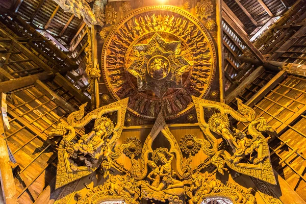 Heiligdom Van Waarheid Pattaya Thailand Een Zomerdag — Stockfoto