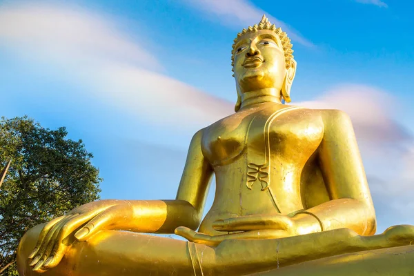 Bir Yaz Günü Pattaya Tayland Altın Büyük Buda — Stok fotoğraf
