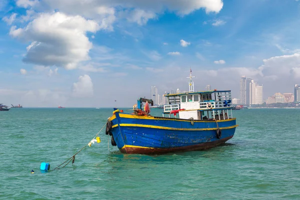 Golfo Pattaya Praia Tailândia Dia Verão — Fotografia de Stock