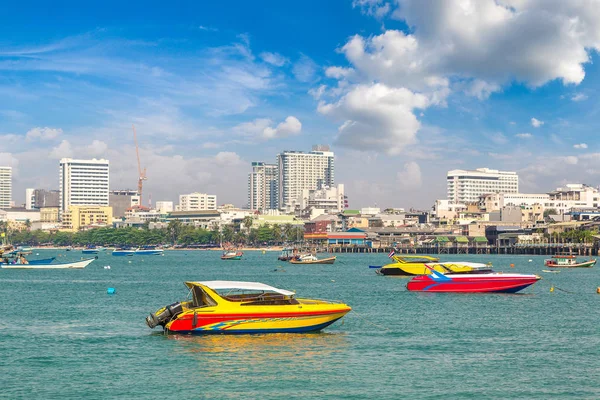 Golfo Pattaya Praia Tailândia Dia Verão — Fotografia de Stock