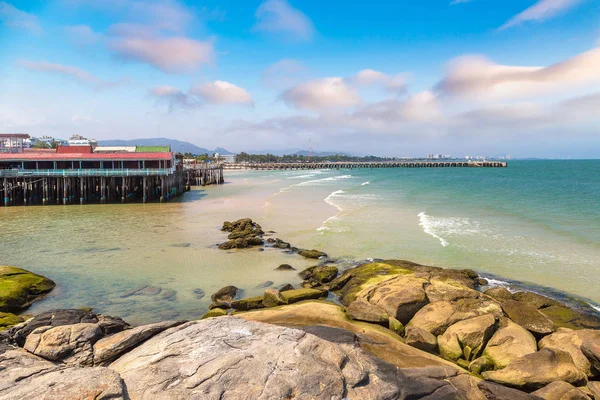 Hua Hin Beach Thailand Vacker Sommardag — Stockfoto