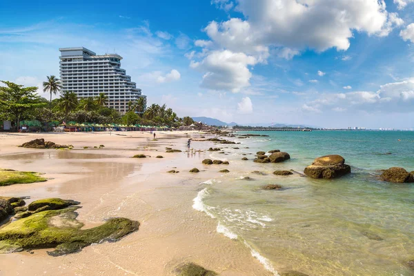 Playa Hua Hin Tailandia Hermoso Día Verano — Foto de Stock