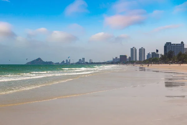 Hua Hin Strand Thailand Einem Schönen Sommertag — Stockfoto